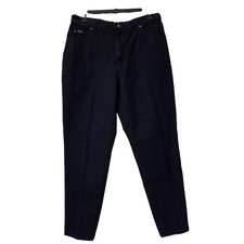 Vintage Lee Riders Relaxed Jeans High Rise Size 18 M Dark Blue Wash NWT