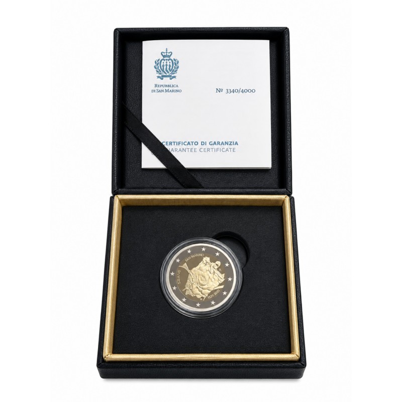 2 euros commémorative Saint Marin 2026 - Titien en coffret BE.
