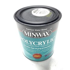 Minwax Satin Clear Polycrylic 1 qt