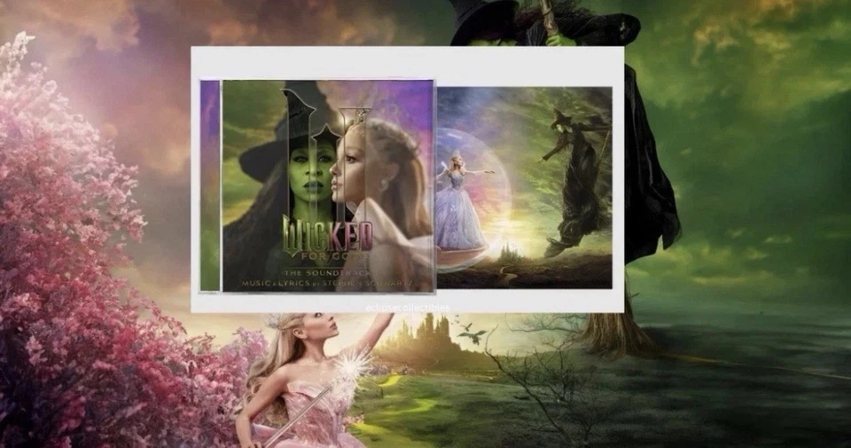 Wicked: For Good — The Soundtrack CD (Signed) [PRESALE w/ FREE SHIPPING] - Image 2 of 2