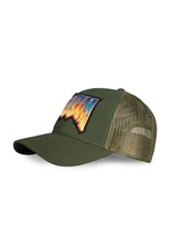 Doom Cap Unisex Doom Logo dunkelgrün Standar...