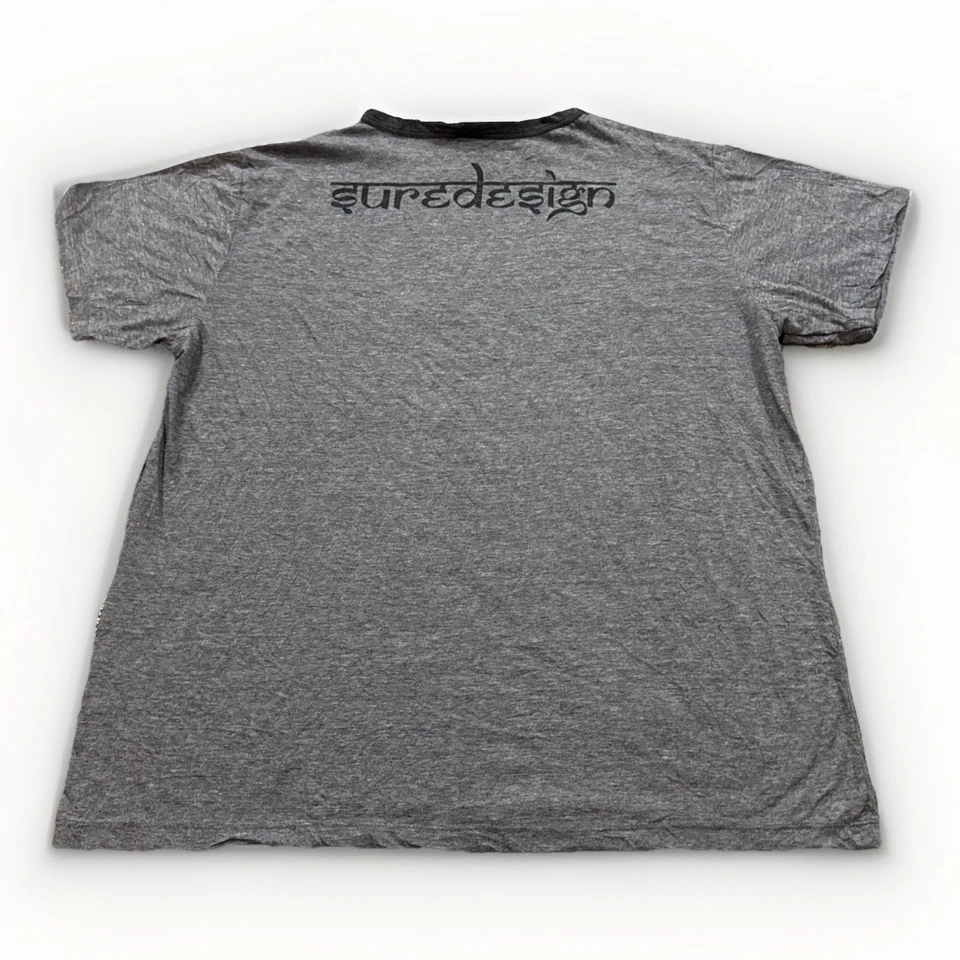 Camiseta De Colección Sure Design Weed Skater Gris Diseño Hippie Y2K Cyber XL Foto 2 de 4