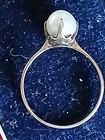 Vtg 1950s Shimamoto Japanese K14 Gold Akoya Pearl Baby Ring SET - JDM Heirloom — photo 2