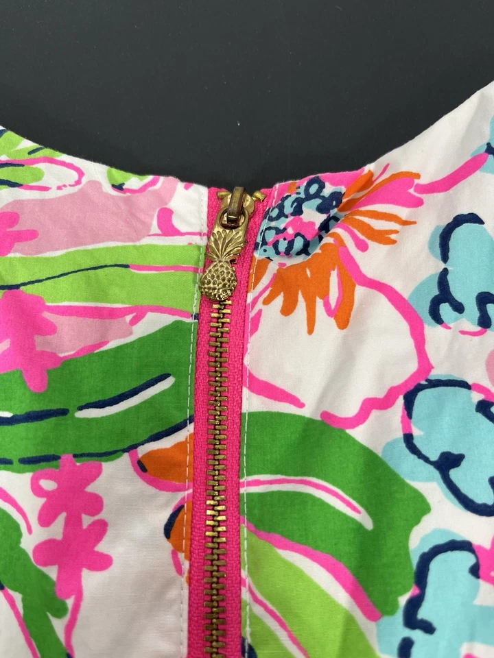 Lilly Pulitzer x Target Nosey Posey Shift Dress Girls XS 4-5 - Image 4 of 4