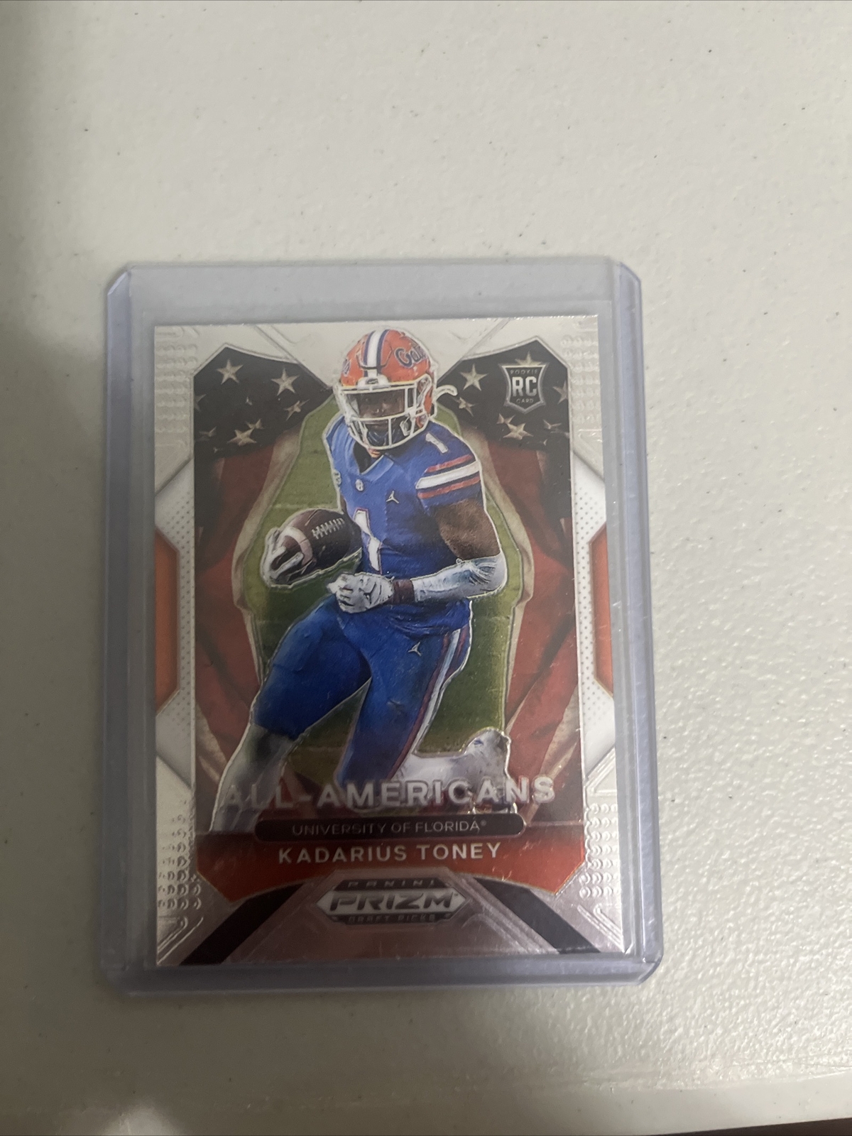2021 Panini Prizm Draft Picks Kadarius Toney All-American Rookie insert No.195