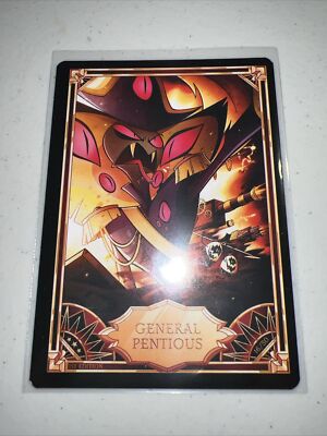General Pentious 16/50! Hazbin Hotel trading card 1st Edition Rare
