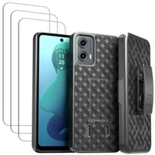 For Motorola G Power G Play / G Stylus / G 5G 2024 Case Belt Clip Holster Cover