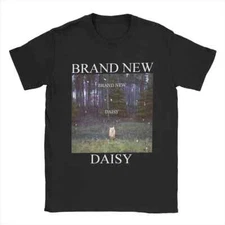 Brand New Daisy T Shirt Men Pure Cotton Novelty T-Shirt Crewneck Band Tees Short