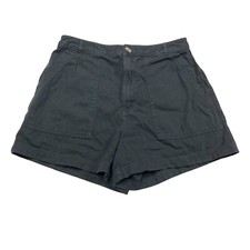 Universal Thread Black High Rise Chino Shorts Women s Size 8