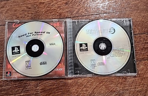 Test Drive 5, Need For Speed 3 Hot Pursuit Ps1 Game Lot - Picture 2 of 4