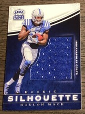 2017 Panini Crown Royale Marlon Mack #14 Jumbo Rookie Silhouette Jersey Relic!