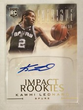 2012-13 Panini Intrigue Impact Rookies /99 Kawhi Leonard #53 Rookie Auto RC