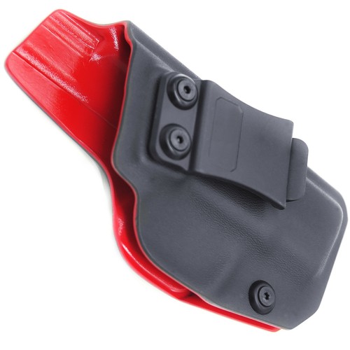 For M&P Shield 9mm .40 Cal IWB Red Kydex Concealed Carry Retention Holster Right - Picture 5 of 7