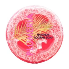 Maui Soap Co Loofah Soap – Plumeria with Sea Salt & Kukui Oil 