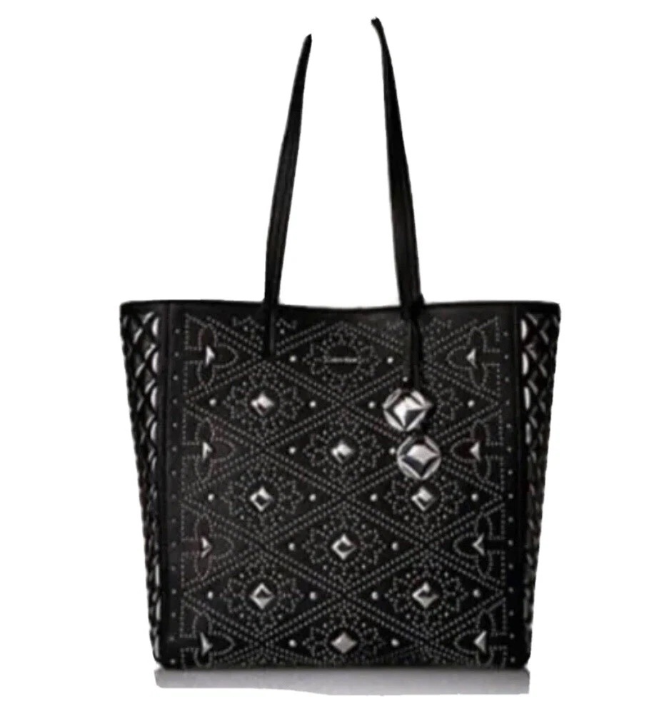 Calvin Klein North South Tote embellishment hangar Black