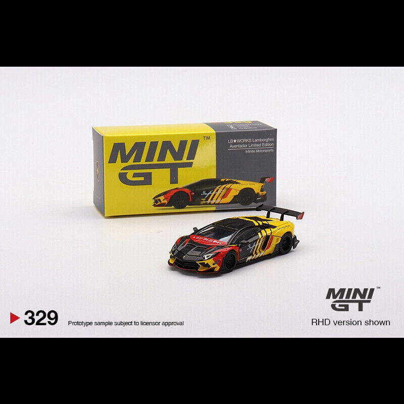 MINI GT 1:64 LB-WORKS Lamborghini LP700 Aventador 2.0 Infinite Diecast Car Model