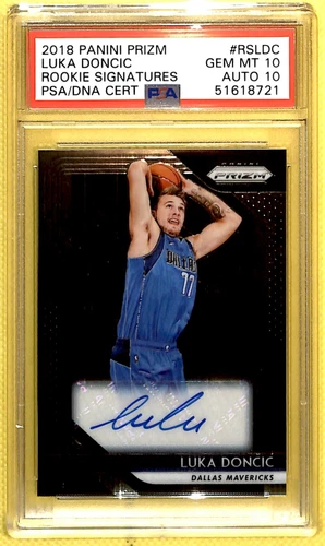 2018-19 Panini Prizm Rookie Auto Luka Doncic #RS-LDC PSA 10 /10 R6220J