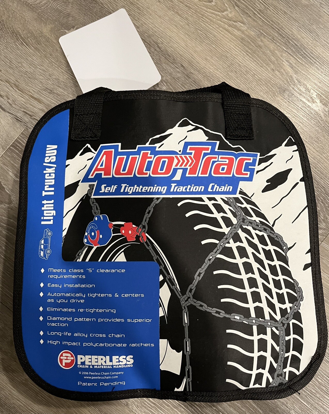 Peerless 0232605 AutoTrac Auto Tightening Light Truck/SUV/Car Snow