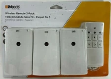 Woods - 13569WD - Indoor Wireless Remote Kit up to 66 ft. - 3-Outlet Pack