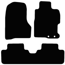 For Honda Civic 2001 - 2006 3DR EP3 Tailored Black Car Floor Mats Carpets 3pc