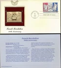 French Revolution--200th Anniversary--1st day issue-Golden Replica