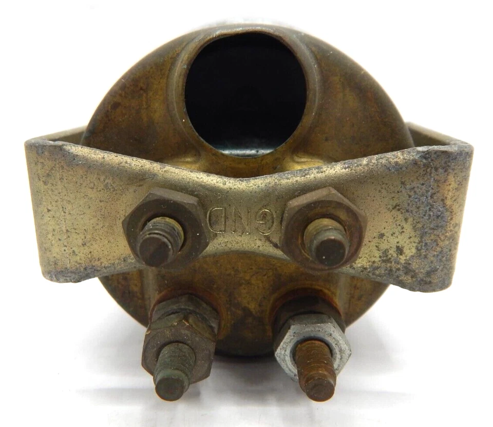 Presión de aceite calibre SW 0-80 PSI de colección en tablero 2-1/6" cromo hecho en EE. UU. Foto 3 de 4