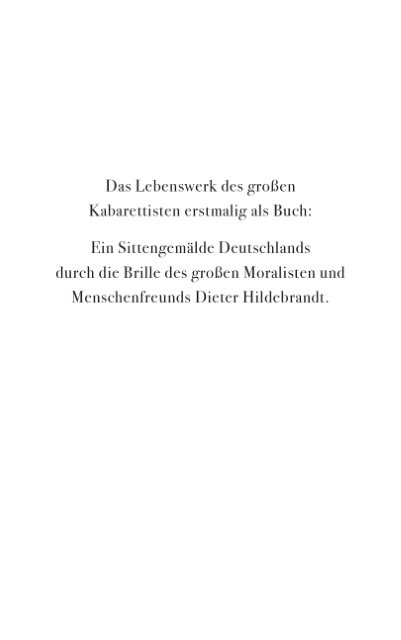 Thumbnail - Was Aber Bleibt Dieter Hildebrandt