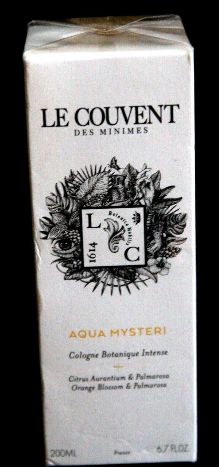 Cologne Botanique Aqua Mysteri Le Couvent 200ml - Parfum Intense Original Neuf