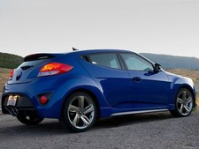 Cars hyundai veloster Desk Mat Stitched