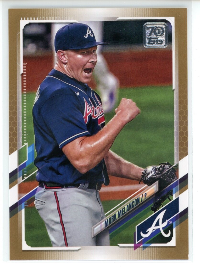 2021 Topps Series 2 Gold #574 Mark Melancon (Braves)/2021