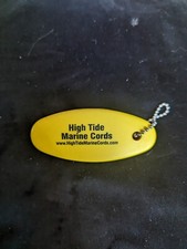Marine boat floating keychain float yellow High Tide Marine Cords A