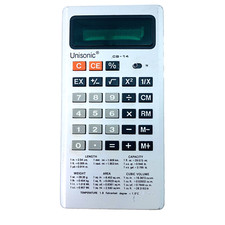Unisonic CB-14 Vintage Pocket Calculator Green Display - Working