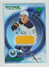 CASEY MITTELSTADT 2018-19 UD TRILOGY 03-04 RETRO ROOKIE JERSEYS #03-CM 292/399!