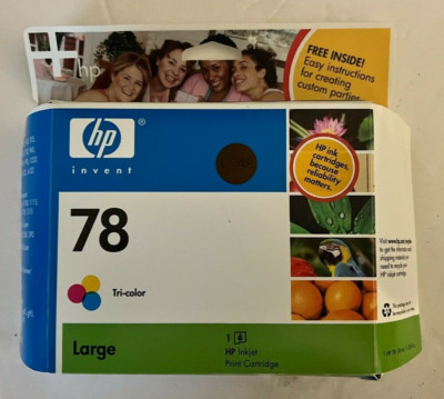 NEW Sealed HP 78 Tri-Color Ink Cartridge C6578A with free 16 pages ...