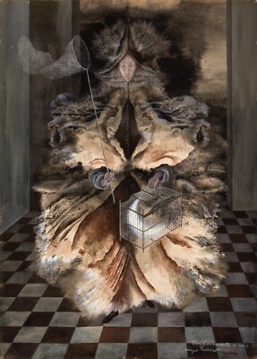 Remedios Varo Cazadora De Astros Wall Art Print Surreal Fantasy Decor