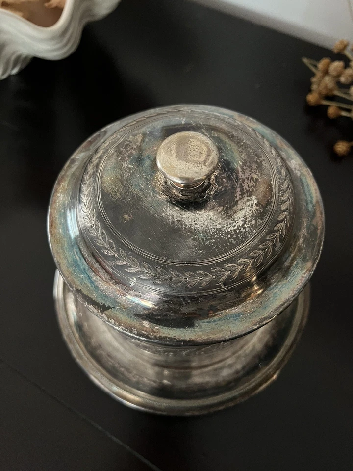 CAJA GALLETAS TABACO. COBRE PLATEADO. SHEFFIELD INGLATERRA. CIRCA 1860 Foto 2 de 4