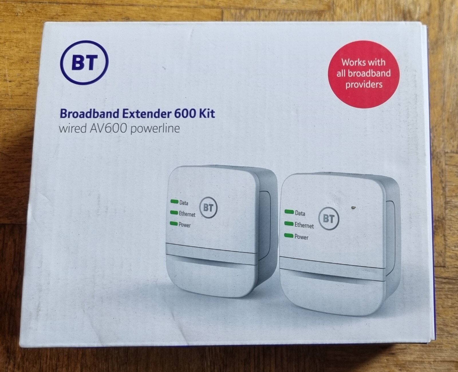 BT Powerline Ext Int Connection Powerline Adapter 600MB (Read Full