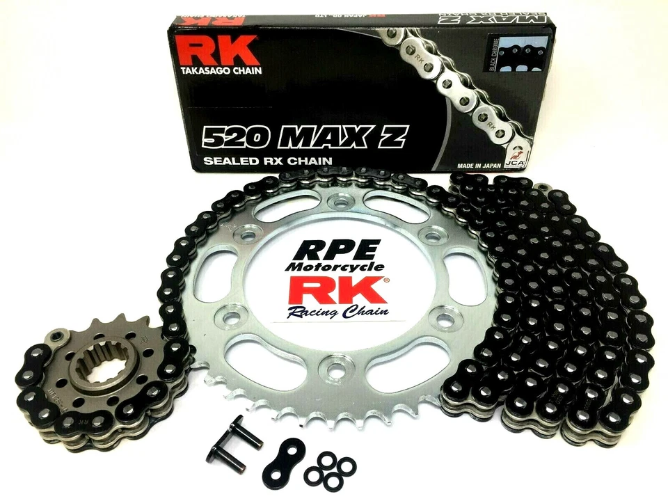 Honda CBR1000rr 2006-07 RK MAX Z 520 RX-Ring PREMIUM Cadena y piñones JT Kit  Foto 4 de 4