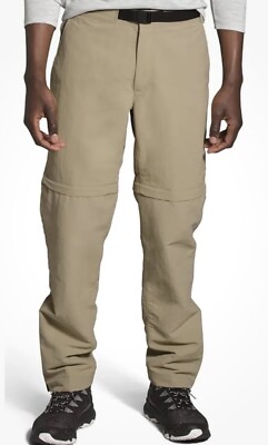 THE NORTH FACE Men's Slim Fit Khaki Paramount Trail Convertible Pants!!(38)