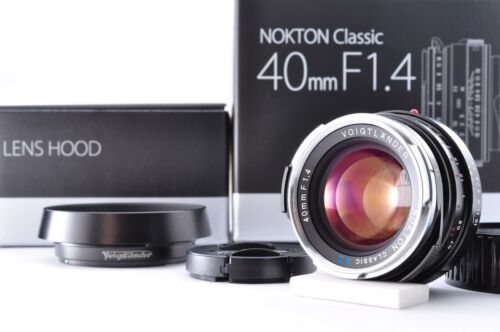 Voigtlander Nokton Classic 40mm F1.4 Standard lens VM Mount [Mint] From Japan - Picture 1 of 16