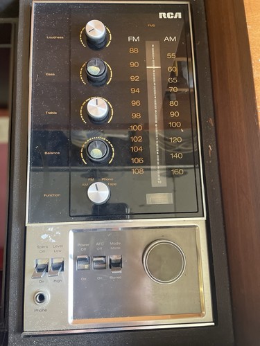 MODEL VQT61L VINTAGE RCA RADIO VINYL RECORD PLAYER CONSOLE - Picture 4 of 16
