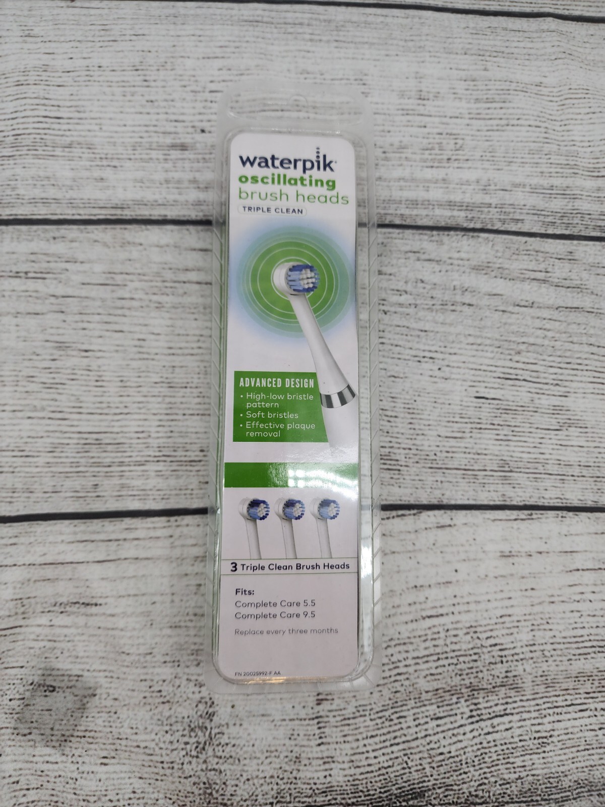 Waterpik Oscillating Brush Heads  3-Pack for Complete Core 5.5 & 9.5