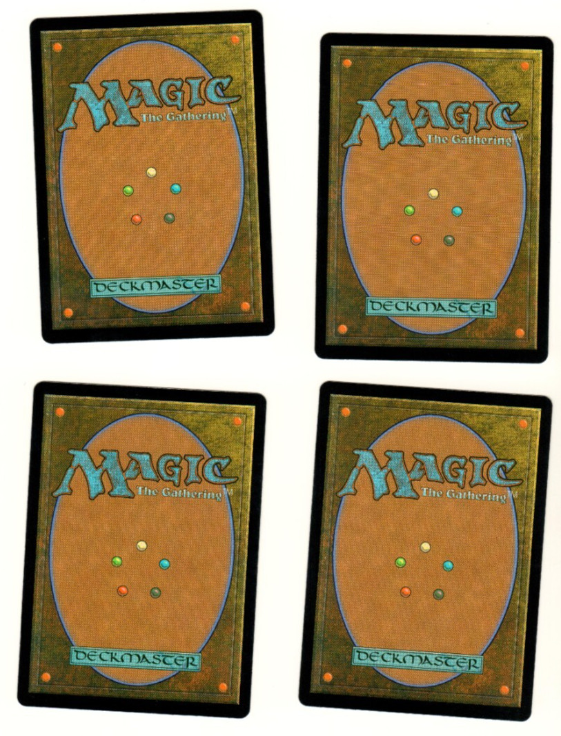 Set Of 4 MTG Plains 262 Full Art  Wilds Of Eldraine Land Set