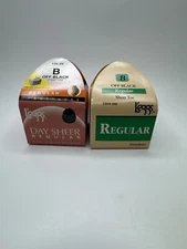 Set of 2 L'eggs Size B Sheer Panty Sheer Vintage Pantyhose NOS B OFF BLACK Reg