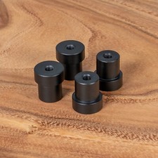 20mm Small Bench Dog Set - Black Anodized Aluminum