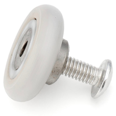 4 Rulli Di Ricambio Per Porta Doccia Scorrevole Da 19 Mm – Ruote In Acciaio Inox 304 Con Viti, Per Cabine E Box Doccia