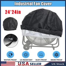 24in Outdoor Fan Cover Waterproof And Dustproof Fan Cover Heavy Duty Fan Cover