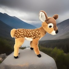 Fiesta Realistic Deer Fawn Plush 10" Stuffed Animal Toy A37067