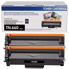 2PK TN660 TN630 Toner Compatible With Brother DCP-L2540DW MFC-L2700DW L2740DW