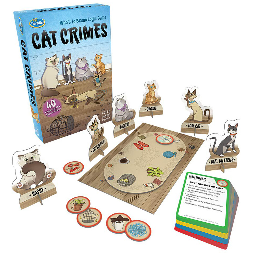 Juego de lógica y rompecabezas Cat Crimes